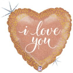 Μπαλόνι Foil 18″ Αγάπης Holographic “I Love You”