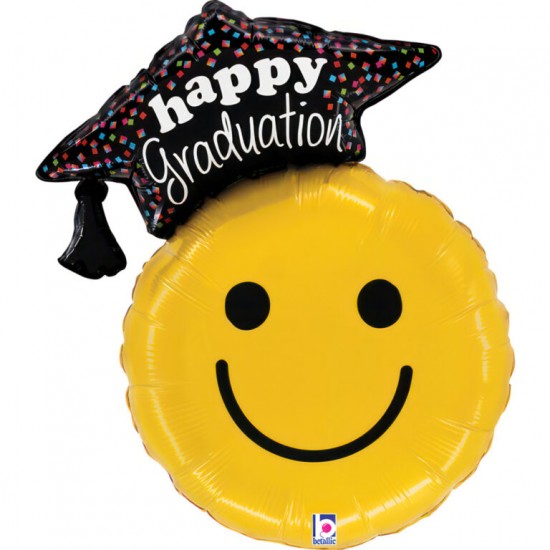 Μπαλόνι Foil 26″ Αποφοίτησης Emoji Smiley