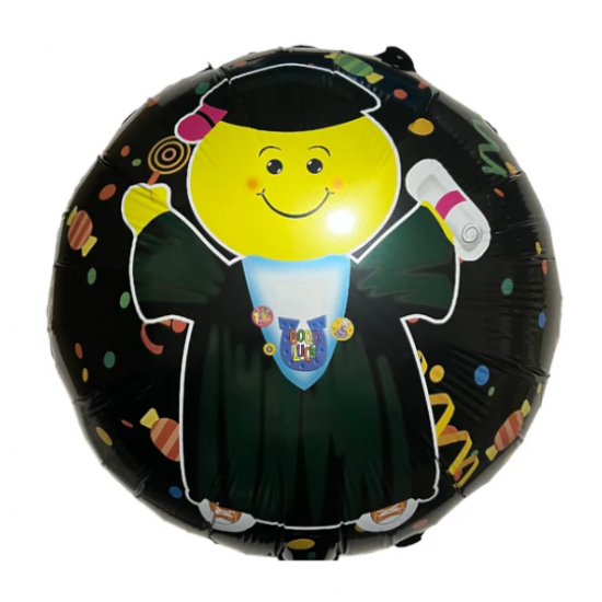 Μπαλόνι Foil 18″ Απόφοιτος Emoji Μπαλόνι Foil 18″ Απόφοιτος Emoji