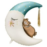 Μπαλόνι Foil 38″ Αρκουδάκι στο Φεγγάρι