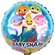 Μπαλόνι Foil 18″ Baby Shark Δύο Όψεων Μπαλόνι Foil 18″ Baby Shark Δύο Όψεων