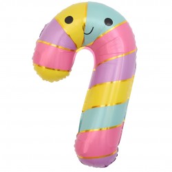 Μπαλόνι Foil 29″ Candy Cane Πολύχρωμο Παστέλ
