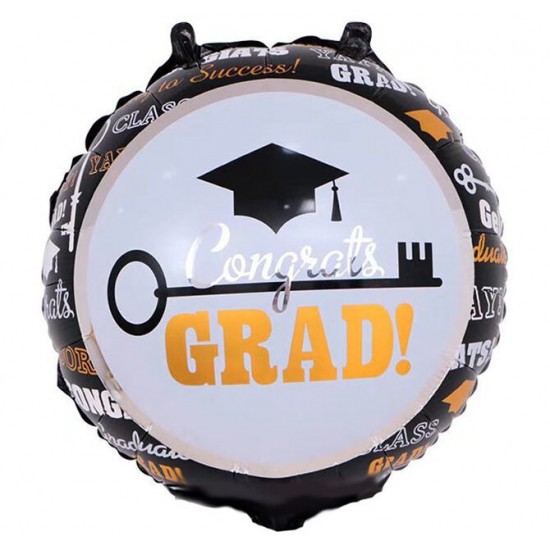 Μπαλόνι Foil 18″ Αποφοίτησης Congrats Grad Μπαλόνι Foil 18″ Αποφοίτησης Congrats Grad