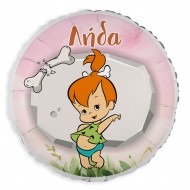 Μπαλόνι Foil 18" ή 9" Τυπωμένο – Σταλίτσα Flintstones
