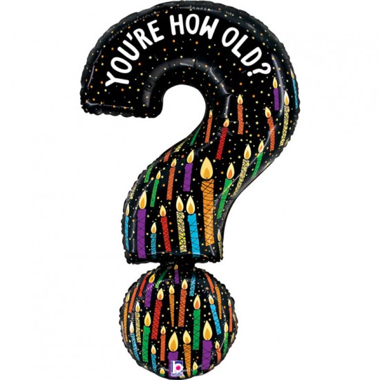 Μπαλόνι Foil 39″ Γενεθλίων Ερωτηματικό “You’re How Old” Μπαλόνι Foil 39″ Γενεθλίων Ερωτηματικό “You’re How Old”