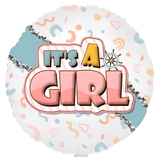 Μπαλόνι Foil 18″ Γέννησης ‘It’s a Girl’ Doodles Μπαλόνι Foil 18″ Γέννησης ‘It’s a Girl’ Doodles
