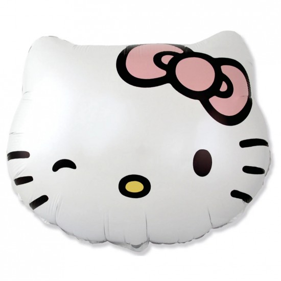 Μπαλόνι Foil 24″ Hello Kitty Κεφάλι Μπαλόνι Foil 24″ Hello Kitty Κεφάλι