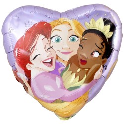 Μπαλόνι Foil 18” Καρδιά Πριγκίπισσες Disney STREET