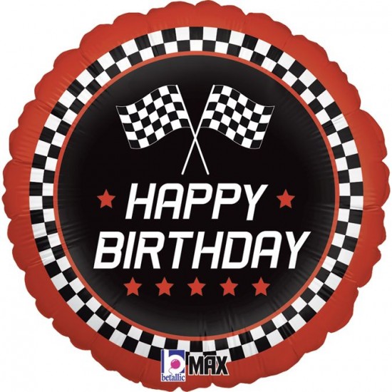 Μπαλόνι Foil 18″ Ράλλυ Happy Birthday Μπαλόνι Foil 18″ Ράλλυ Happy Birthday