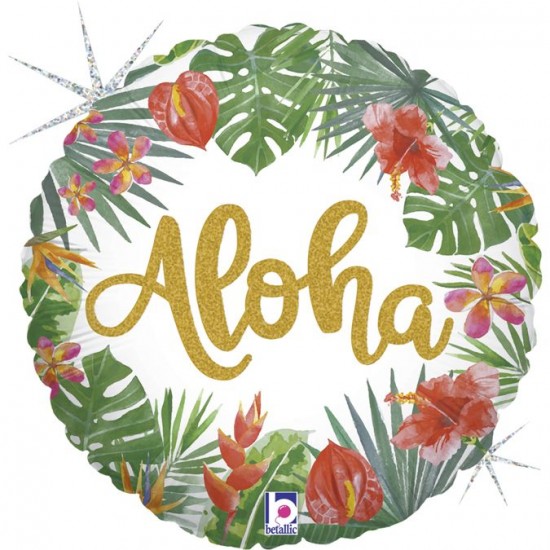 Μπαλόνι Foil 18″ Tropical Aloha Μπαλόνι Foil 18″ Tropical Aloha