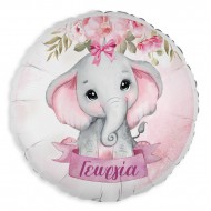 Μπαλόνι Foil 18″ή 9" Tυπωμένο – Ελεφαντάκι Κορίτσι