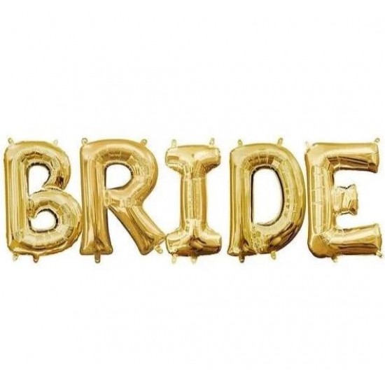Σετ Μπαλόνια Bride Χρυσά (5 τεμ) Σετ Μπαλόνια Bride Χρυσά (5 τεμ)