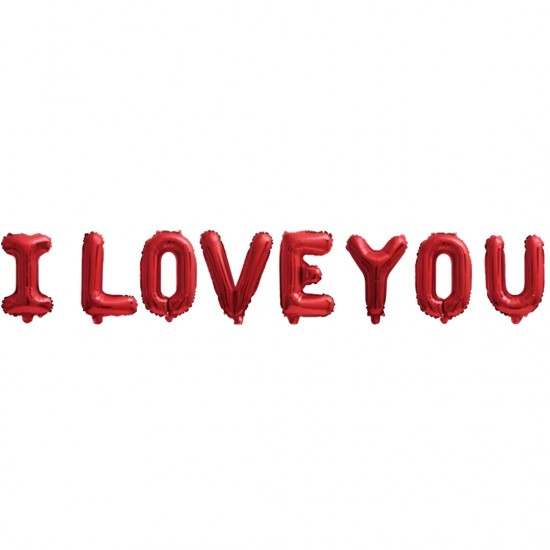Μπαλόνια Foil Φράση ‘I LOVE YOU’ (8 τεμ) Μπαλόνια Foil Φράση ‘I LOVE YOU’ (8 τεμ)