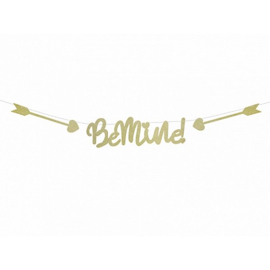 Banner Be Mine με γκλίτερ Banner Be Mine με γκλίτερ