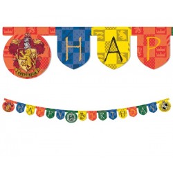 Banner Harry Potter Hogwarts “Happy Birthday”