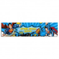 Banner Superman Με Μήνυμα 1,30m