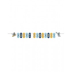 Banner Space Blast Happy Birthday Xάρτινο