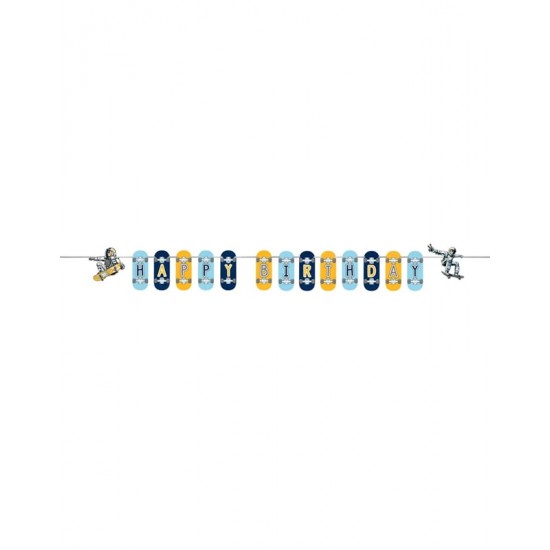 Banner Space Blast Happy Birthday Xάρτινο Banner Space Blast Happy Birthday Xάρτινο