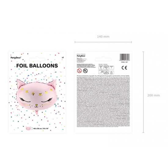 Μπαλόνι Foil 19″ Ροζ Γατούλα Μπαλόνι Foil 19″ Ροζ Γατούλα