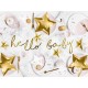 Banner Διακοσμητικό χρυσό “Hello Baby” 70 εκ.