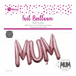  ΜΠΑΛΟΝΙ FOIL ΡΟΖ MUM 
