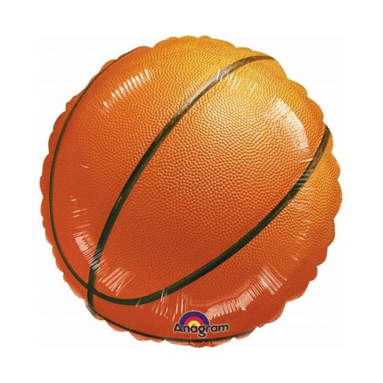 Μπαλόνι Foil 18" Στρογγυλό Basketball Μπαλόνι Foil 18" Στρογγυλό Basketball