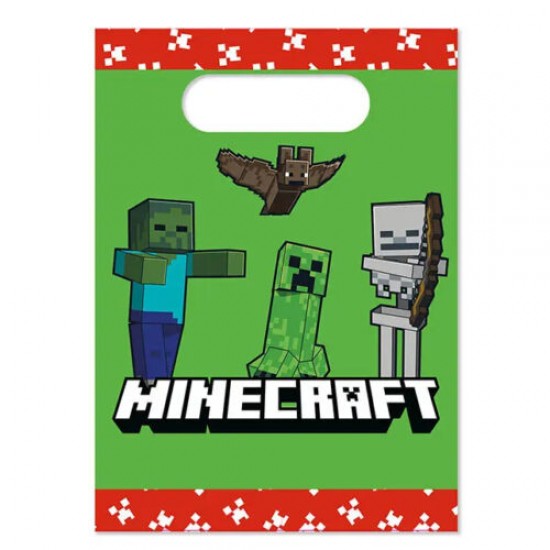Σακουλάκια Δώρων Minecraft (4 τεμ) Σακουλάκια Δώρων Minecraft (4 τεμ)