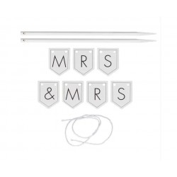 Διακόσμηση Τούρτας " Mr & Mrs "