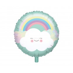 Μπαλόνι Foil 17" Rainbow & Cloud/ 43 εκ