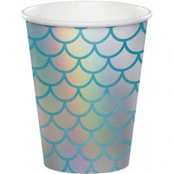 Ποτήρια "Mermaid Shine" 266ml Creative Converting (8 τεμάχια)