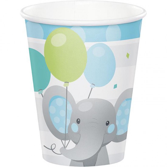  Ποτήρια "Party Elephant" 266ml Creative Converting (8 τεμάχια)