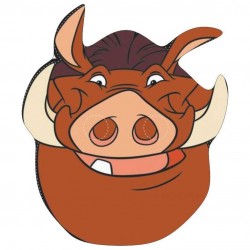 Μάσκα Pumba Lion KingΧάρτινη 