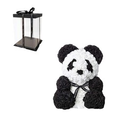 ΑΡΚΟΥΔΑΚΙ- PANDA ΑΠΟ ΤΡΙΑΝΤΑΦΥΛΛΑ 25ΕΚ