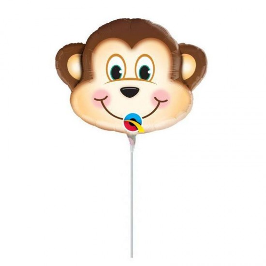  Mini Shape μπαλονάκι κεφάλι Μαϊμούς