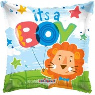 Μπαλόνι Γέννησης It’s a Boy τετράγωνο 46εκ