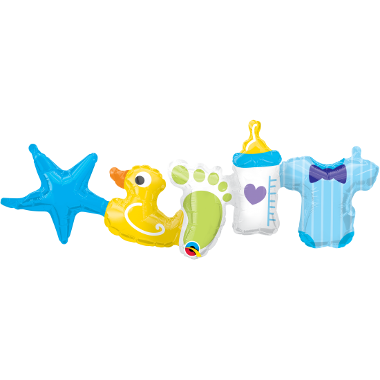 Γιρλάντα Φοιλ Baby Boy 104 εκ / 2 τεμ Γιρλάντα Φοιλ Baby Boy 104 εκ / 2 τεμ
