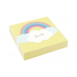 Χαρτοπετσέτες Μικρές Rainbow & Blow /20 τεμ