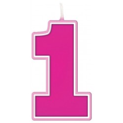 Κεράκι "Turning One Girl" (No 1) Creative Converting