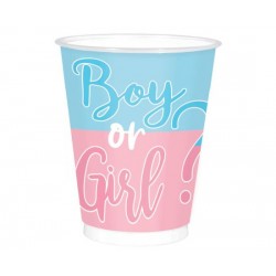 Ποτήρια The Big Reveal / 8 τεμ - Boy or Girl