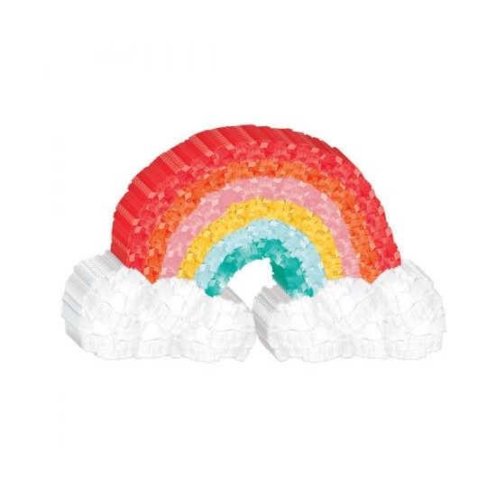  Μίνι χάρτινη Διακόσμηση Retro Rainbow / 11.4 x 19 εκ
