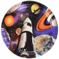  Πιάτα Μεγάλα "Space Blast" 22.2cm Creative Converting (8 τεμάχια)