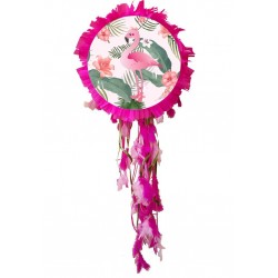 Πινιάτα Flamingo με πούπουλα