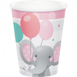 Ποτήρια "Elephant Party" 266ml Creative Converting (8 τεμάχια)