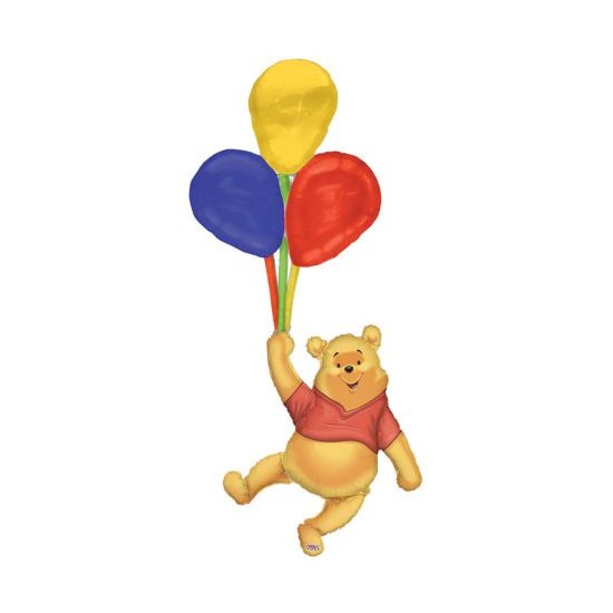 Μπαλόνι Foil Airwalker Winnie The Pooh Με Μπαλόνια Μπαλόνι Foil Airwalker Winnie The Pooh Με Μπαλόνια
