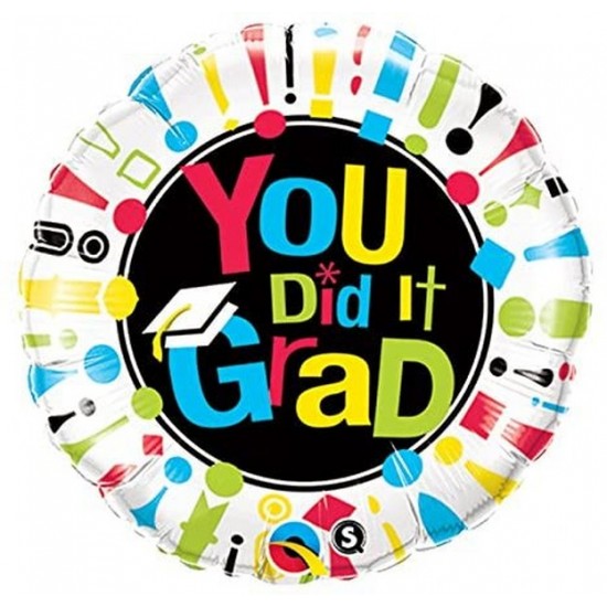  Μπαλόνι Αποφοίτησης “You Did It Grad”