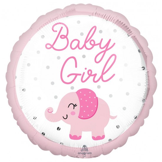 Μπαλόνι Foil Ελεφαντάκι Baby Girl Μπαλόνι Foil Ελεφαντάκι Baby Girl