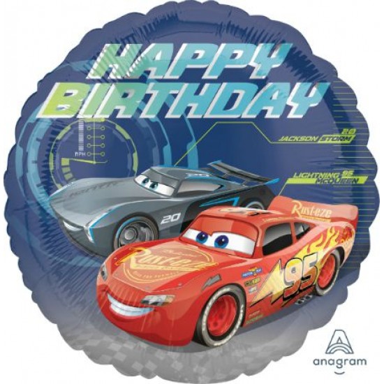  Μπαλόνι Happy Birthday Cars 3