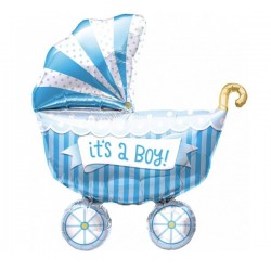 Μπαλόνι Foil It’s a Boy Καροτσάκι Γαλάζιο