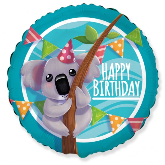 Μπαλόνι Foil Κοάλα Happy Birthday Μπαλόνι Foil Κοάλα Happy Birthday