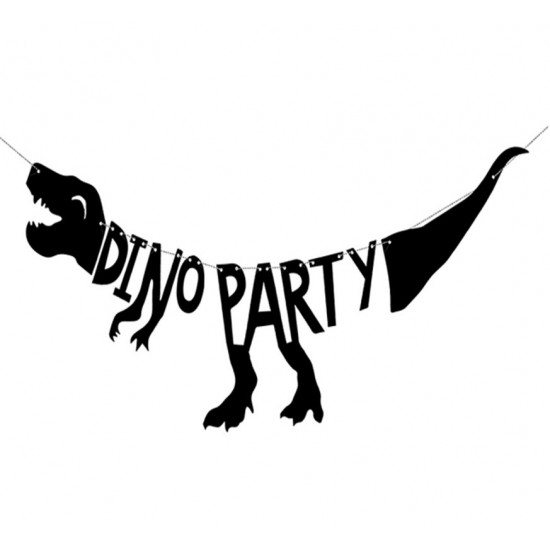   Διακοσμητική γιρλάντα Dino Party με δεινόσαυρο